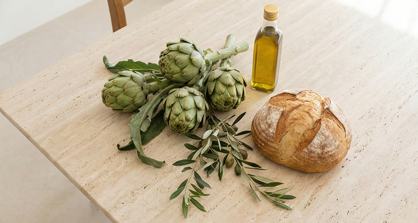 Selección de ingredientes frescos